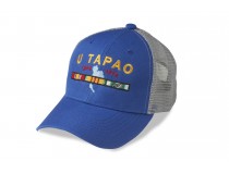 U TAPAO AIRBASE THAILAND ROYAL BLUE GREY MESH CAP